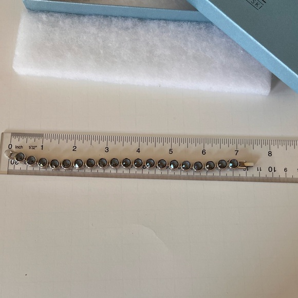 Touchstone Crystal by Swarovski - Dark Grey Ice Bracelet - Excellent Condition - Picture 8 of 11